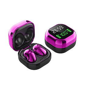 S6 Plus TWS Earphones Bluetooth 5.1 Wireless Earphones with Mic Time&Power Digital Dispaly Sports Headsets Music Earbuds