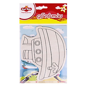 Gỗ Tô Màu Con Tàu Hải Quân STAR KIDS K-210/1