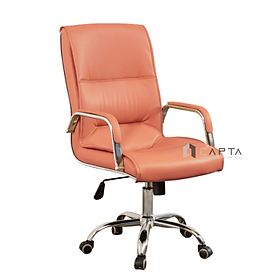 Mua Ghế văn phòng nệm giả da chân xoay CE4605-P Nội thất Capta Ghế nhân viên lưng trung pvc xoay nâng hạ gật gù chân thép mạ chrome office chair hcm