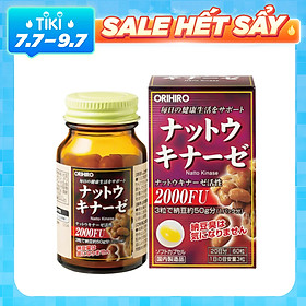 Thực phẩm chức năng Viên uống hỗ trợ điều trị tai biến Orihiro Natto