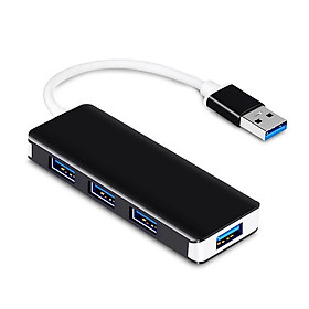 USB Hub Adapter 4-in-1 USB Splitter 4 USB 3.0 Ports High-Speed Data Transfer for MacBook, Mac Pro/Mini, iMac, Surface
