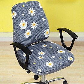 Stretch Spandex Slipcover Office Computer Chair -Peach Blossom - Daisy