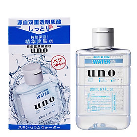 Nước hoa hồng cho nam kiểm soát dầu Uno Skin Serum Water Nhật Bản 200ml