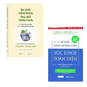 Combo sách Ăn lành sống mạnh Trái đất thêm xanh + Bí mật dinh dưỡng cho