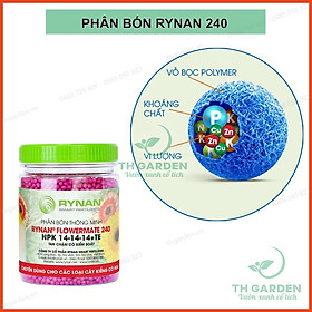 Mua Phân Bón Hoa Thông Minh Rynan 240 - Chuyên Cho Cây Kiểng Có Hoa - Màng Polyme Kiểm Soát Giải Phóng Phân Từ Từ