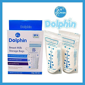 Hình ảnh Túi trữ sữa mẹ Dolphin (20 túi/hộp) 250ml - DP052