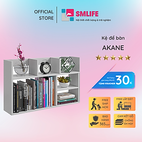 Mua Kệ sách gỗ kệ sách mini trang trí bàn làm việc SMLIFE Akane