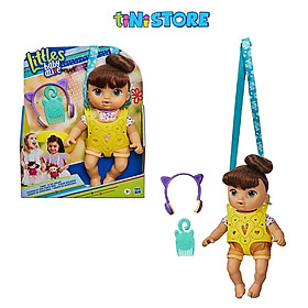 Đồ chơi bé gái Hasbro địu búp bê tóc nâu Baby Alive