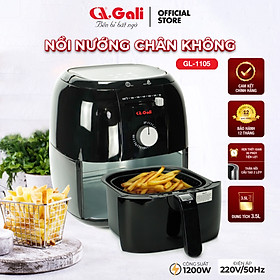 Mua Nồi chiên không dầu Gali GL-1120 dung tích lớn 6 lít  đa chức năng nướng  hàng chính hãng 100%  bảo hành 24 tháng chính hãng