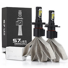 2Pcs H4 Headlight Replacement Bulb S7 Car LED Car Signal Lighting Lamp Universal Application