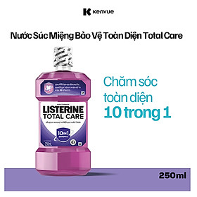 Nước súc miệng chăm sóc toàn diện Listerine Total Care Mouthwash 250ml