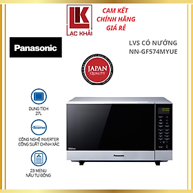 Mua Lò vi sóng có nướng Panasonic NN-GF574MYUE - Dung tích lớn 27L  Công suất 1000W  Bảng điền khiển điện tử  Inverter tiết kiệm điện năng  23 menu nấu tự động - Hàng chính hãng - Bảo hành chính hãng 12 tháng