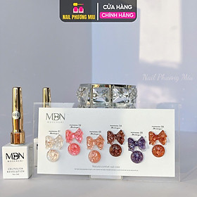 Set Sơn Gel Xà Cừ 6 Chai Kèm Bảng Trang Trí Móng, Chất Sơn Đặc Mướt, Bóng Mượt Tự Nhiên, Làm Nail Tạo Nhiều Kiểu Rực Rỡ khảm xà Nữ
