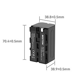 Mua Bộ Pin F960/F750 Sạc Beston Dùng Cho Máy Ảnh Sony 6D 70D 60D 80D 5D3 5D2 6D2 7D2 5DSR 90D NX5 TRV1 - hàng nhập khẩu