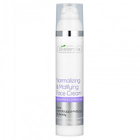 Kem dưỡng thâm mụn Bielenda Normalizing & Mattifying Face Cream with Niacinamide and Lactobionic Acid 100ml