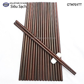 Mua Đũa gỗ Trắc Việt Nam vân đẹp (Hộp 10 đôi rất đẹp) gỗ Trắc tự nhiên ️ đơn   50k️ HAHANCO