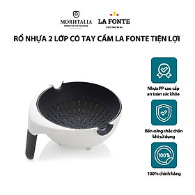 Mua Rổ nhựa La Fonte 2 lớp có tay cầm bền chắc tiện lợi Moriitalia 006798