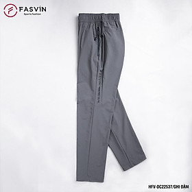 Quần gió thể thao nam Fasvin ống suông 01 lớp vải co giãn cao cấp DC22537.HN