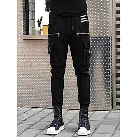 Quần jogger kaki túi hộp unisex Dây Kéo, nam nữ ulzzang KUN