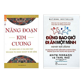 Hình ảnh Combo 2 Cuốn Sách Kỹ Năng Làm Việc Hay: Đừng Bao Giờ Đi Ăn Một Mình (Tái Bản) + Năng Đoạn Kim Cương (Tái Bản 2018) / Những Cuốn Sách Về Kinh Tế Hay Nhất Mọi Thời Đại - Tặng Kèm Bookmark Happy Life