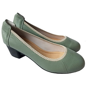 Giày Cao Gót Nữ Công Sở Da Bò Thật BIGGBEN GCG9