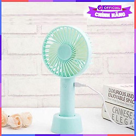 Mua Quạt Tích Điện Cầm Tay Mini Vouller Có Đế Để Bàn Giao Màu Ngẫu Nhiên - Hàng Chính Hãng