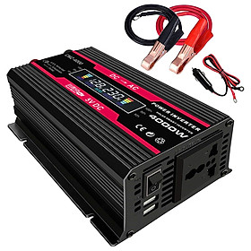DC 12V to  Power Inverter Car Adapter for Camping Outdoor Power Supply