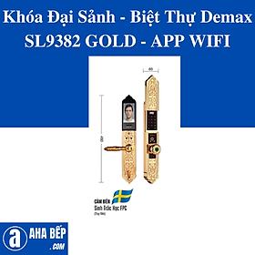 Mua Khóa Đại Sảnh Biệt Thự Demax SL819 GOLD - APP WIFI. Hàng Chính Hãng