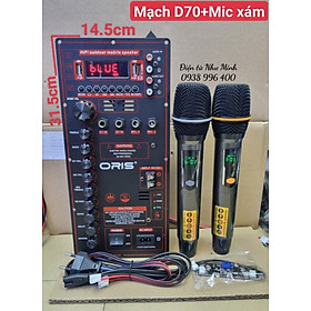 Mua Mạch loa kéo ORIS D70 - KÍCH THƯỚC 14 5cm x 31 5cm ( lựa chọn có mic-không mic) Hàng Chính Hãng