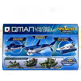 Đồ chơi - Bộ đồ chơi xếp hình mô hình cảnh sát biển 42113 - QMAN