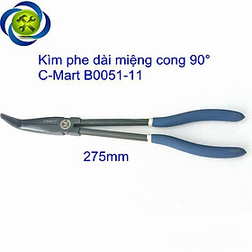 Mua Kìm phe dài miệng cong 90° C-Mart B0051-11 275mm