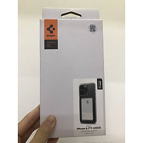 Ốp lưng dành cho iPhone 15 Pro Max Spigen Crystal Slot Crystal Clear - Hàng Chính Hãng