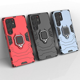 Ốp Lưng Cho Samsung Galaxy S23 Ultra / S23 Plus / S22 Ultra / Note 20 Ultra Chống Sốc IRONMAN - BUM STORE GALAXY CASE - XANH LAM, XANH LAM