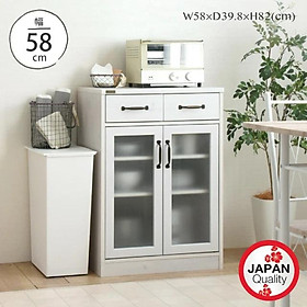 Mua Tủ bếp Luffly Japan 8258 - Màu trắng có vân
