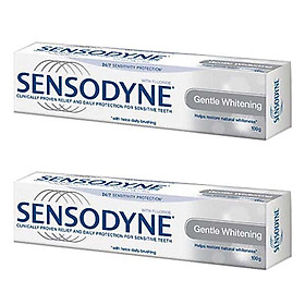 Combo 2 Sensodyne Gentle Whitening - giúp làm trắng răng tự nhiên