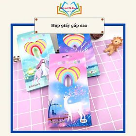 Giấy Gấp Sao 440 Tờ 10 Màu Nổi Bật Làm Quà Tặng Phụ Kiện