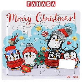 Bộ Xếp Hình Puzzle Minh Châu 20-045 - Merry Christmas 1 (20 Mảnh Ghép)