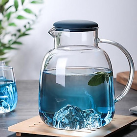 Bình thuỷ tinh Borosilicate chịu nhiệt Decor núi Phú Sỹ