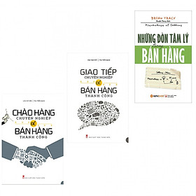 Combo chào hàng chuyên nghiệp để bán hàng +giao tiếp chuyên ngiệp để bán hàng+những đòn tâm lý trong bán hàng(ban đặc biệt tặng kèm bookmark)