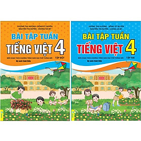 Combo 2 cuốn bài tập tuần tiếng việt 4 Cánh Diều