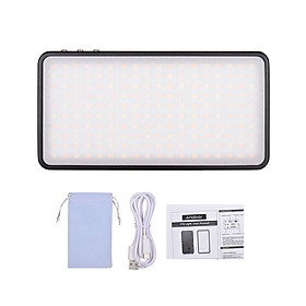 Đèn LED Máy Ảnh Tích Hợp Li-ion Điều Chỉnh Độ Sáng Andoer (3000-6500K) (180 LED)