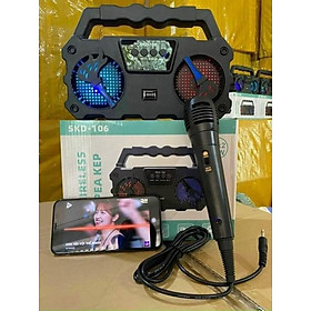 Mua Bộ loa + mic SKD 106 xịn sò  loa to  mic hay