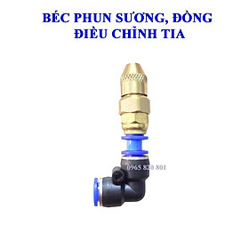 Bộ béc phun sương dập bụi chống tắc, kèm cút L 8mm