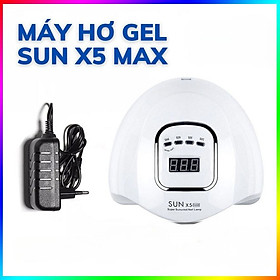 Máy Hơ gel Sấy Khô Móng Tay Chân Làm Khô Gel Sơn Nhanh Chóng Sun 5X Max Công Suất 180W có chế độ tự động cảm biến