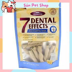 Xương gặm sạch răng thơm miệng cho chó 7 Dental Effects (gói 160g)