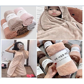 Mua Khăn tắm cao cấp Hàn Quốc KT 70x140cm nặng 300g siêu mềm mịn  thấm nước tốt LOẠI 1