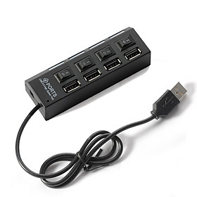 Mua HUB Usb 4 Cổng Có 4 Công Tắc (có led báo)