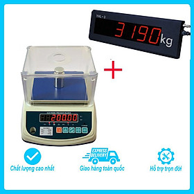 Mua Bộ sản phẩm cân điện tử kỹ thuật 2 số lẻ Kendy TBED mức cân tối đa 1200g  độ chia 0.01g kết nối màn hình hiển thị phụ