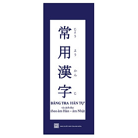 Bảng Tra Hán Tự Và Cách Đọc Theo Âm Hán - Âm Nhật