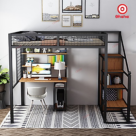 Giường tầng thông minh khung sắt Ohaha - GTS044